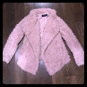 Zara”Fuzzy knit open jacket or cardigan!